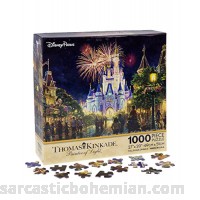 Walt Disney World Thomas Kinkade Main Street U.S.A. Fireworks 27x20 1000 Piece Puzzle B01D9H0A2S